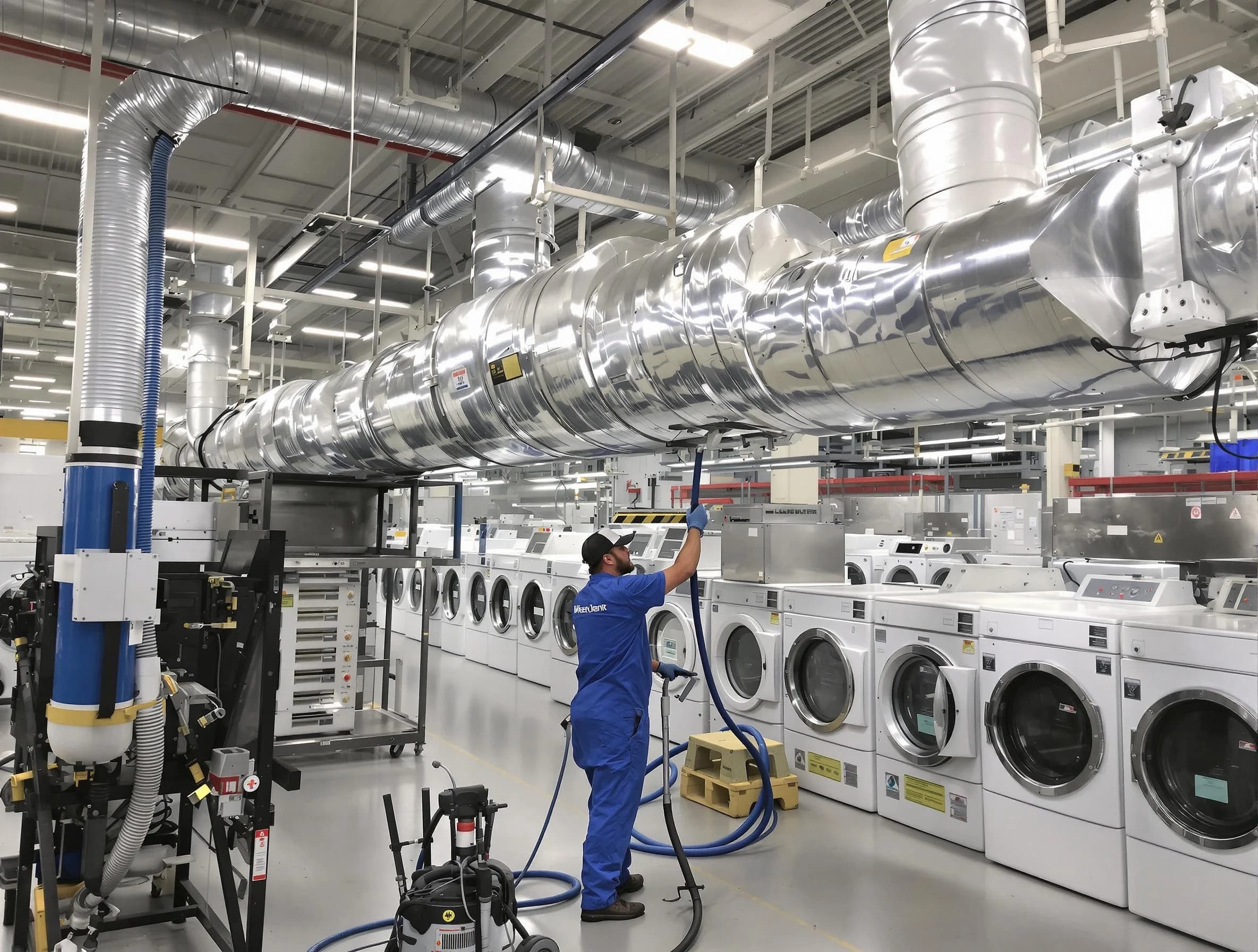 Arvada Dryer Vent Cleaning team performing heavy-duty industrial dryer vent cleaning in Arvada