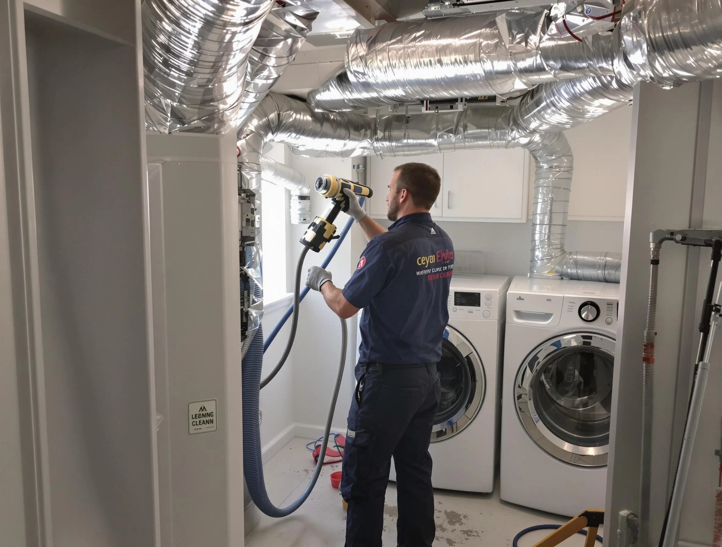 Arvada Dryer Vent Cleaning specialist using advanced equipment for thorough duct cleaning in Arvada